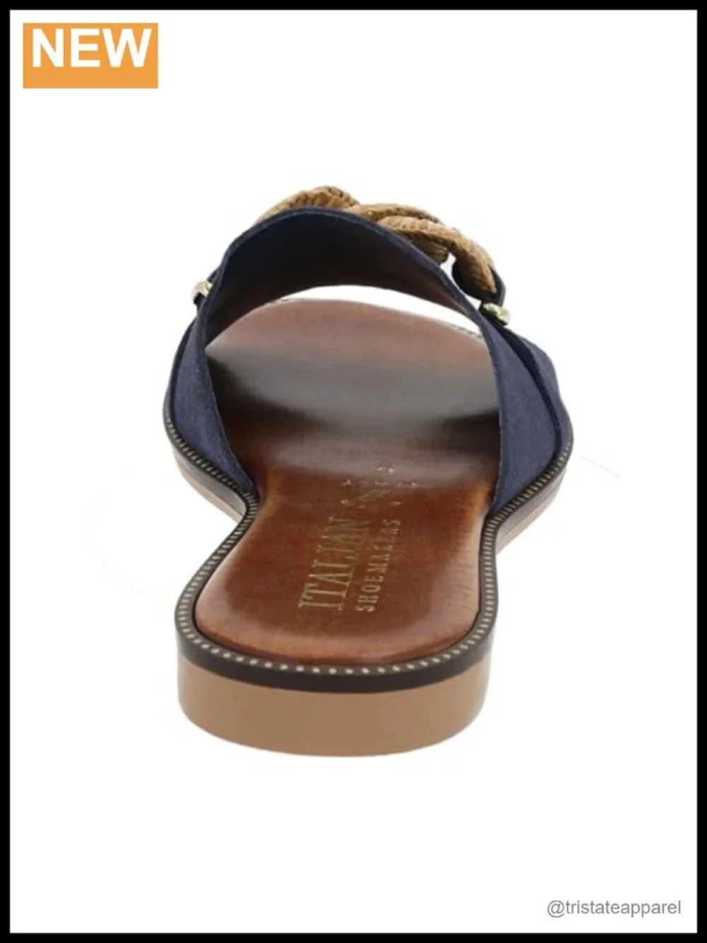 Italian Shoemakers Melyza Suede Slide Sandal 1in Heel Comfort